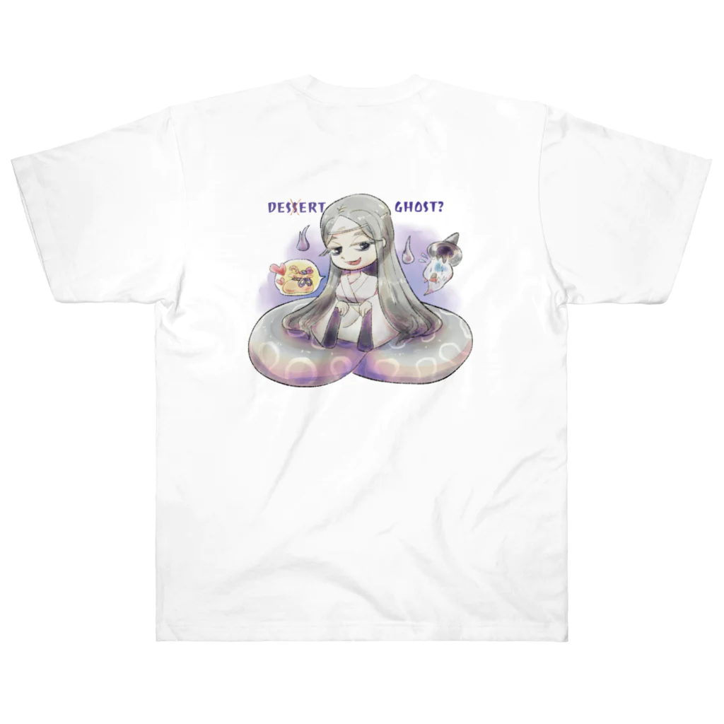 LusterAのボールパイソンデザートゴーストちゃん ヘビーウェイトTシャツ