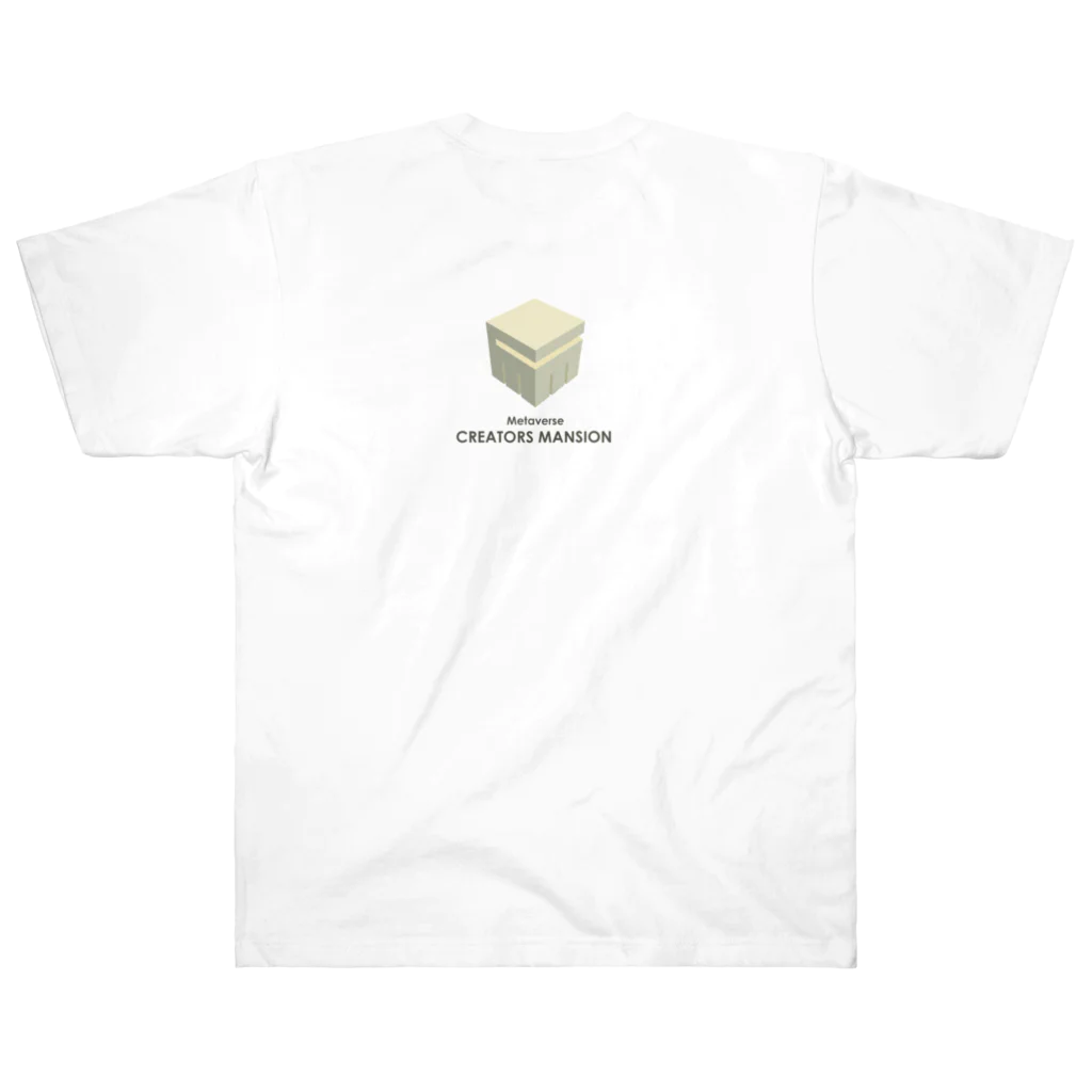 metaversenaviのMetaverse CREATORS MANSION Heavyweight T-Shirt