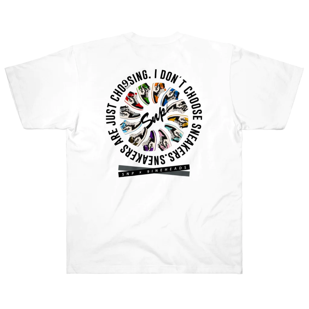 王子のアパレル SnprinceのSnp×9ine SneakersCircle ヘビーウェイトTシャツ