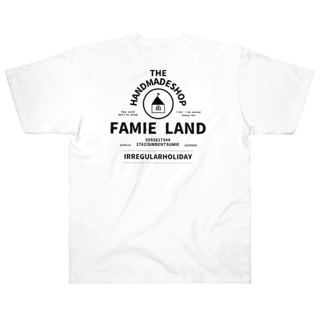 FAMIE LANDのFAMIELANDTシャツ2023 ヘビーウェイトTシャツ