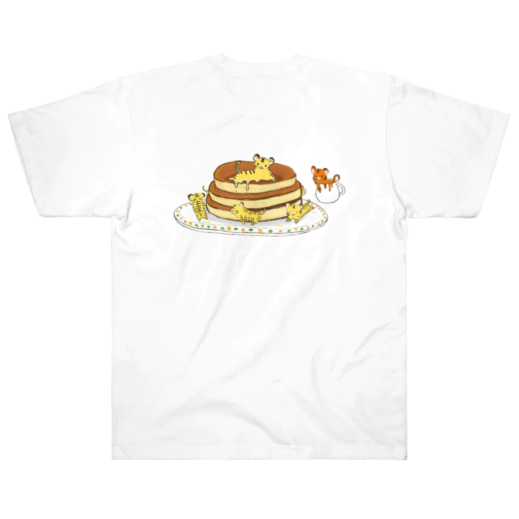 ぎみの溶けタイガーwithパンケーキ Heavyweight T-Shirt