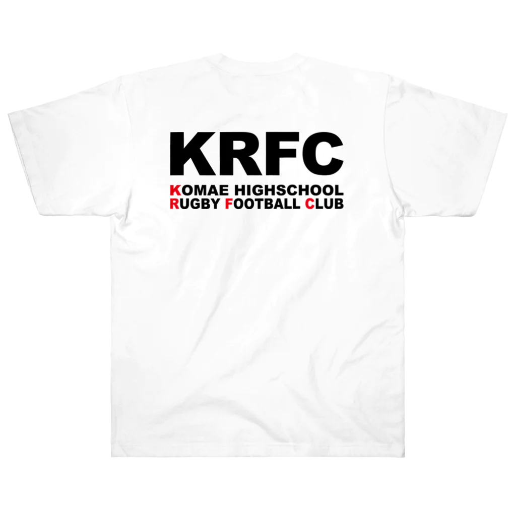 KRFC：狛江高校ラグビー部のKRFC：KRFC x BK Heavyweight T-Shirt