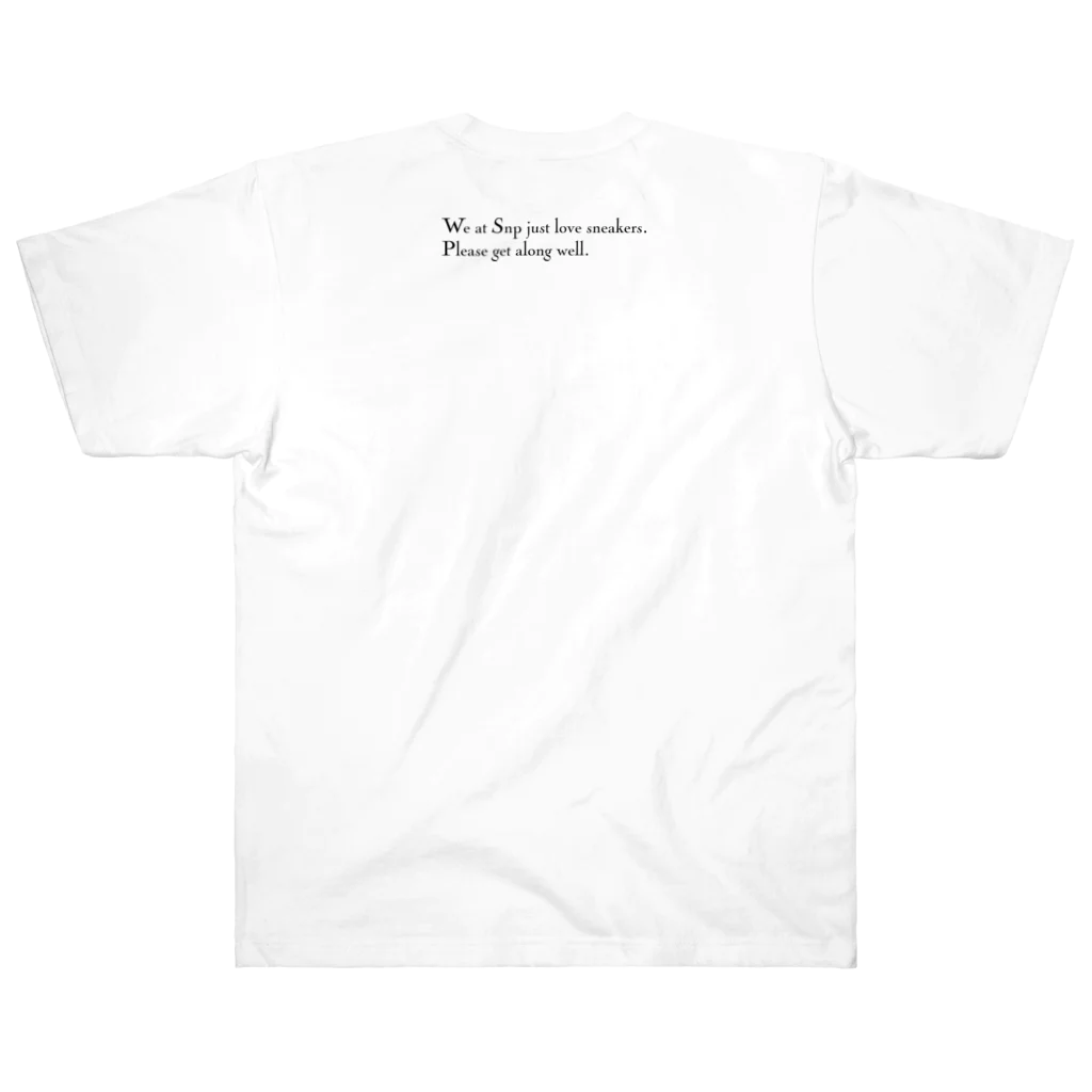 王子のアパレル SnprinceのNO SNS MAFIA by Snp Heavyweight T-Shirt