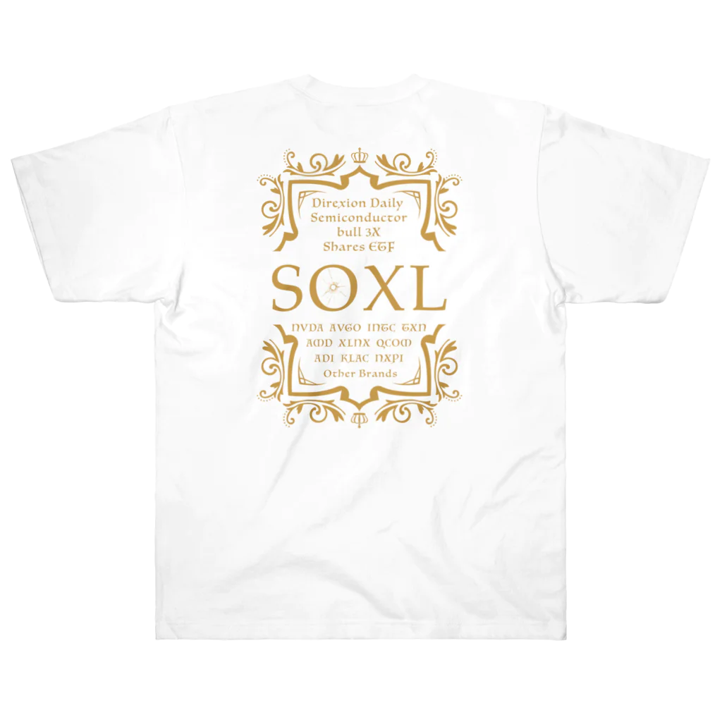 クラーケンデザインのSOXLグッズ Heavyweight T-Shirt