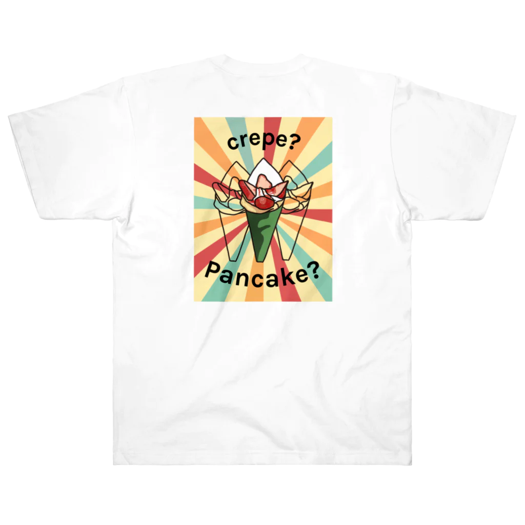 Surf’s up＊オリジナルデザインitemのクレープ🍨デザインt ヘビーウェイトTシャツ