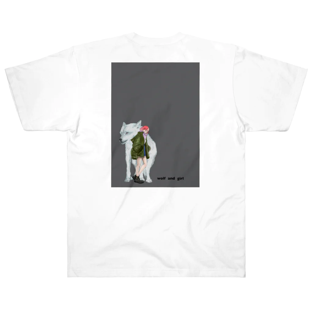 m@rco_41のwolf  and girl Heavyweight T-Shirt