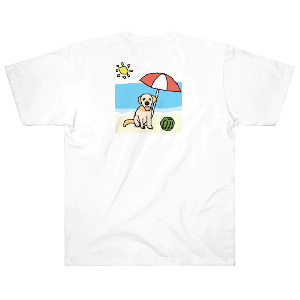 ほのぼのモカくんのモカの夏休み Heavyweight T-Shirt