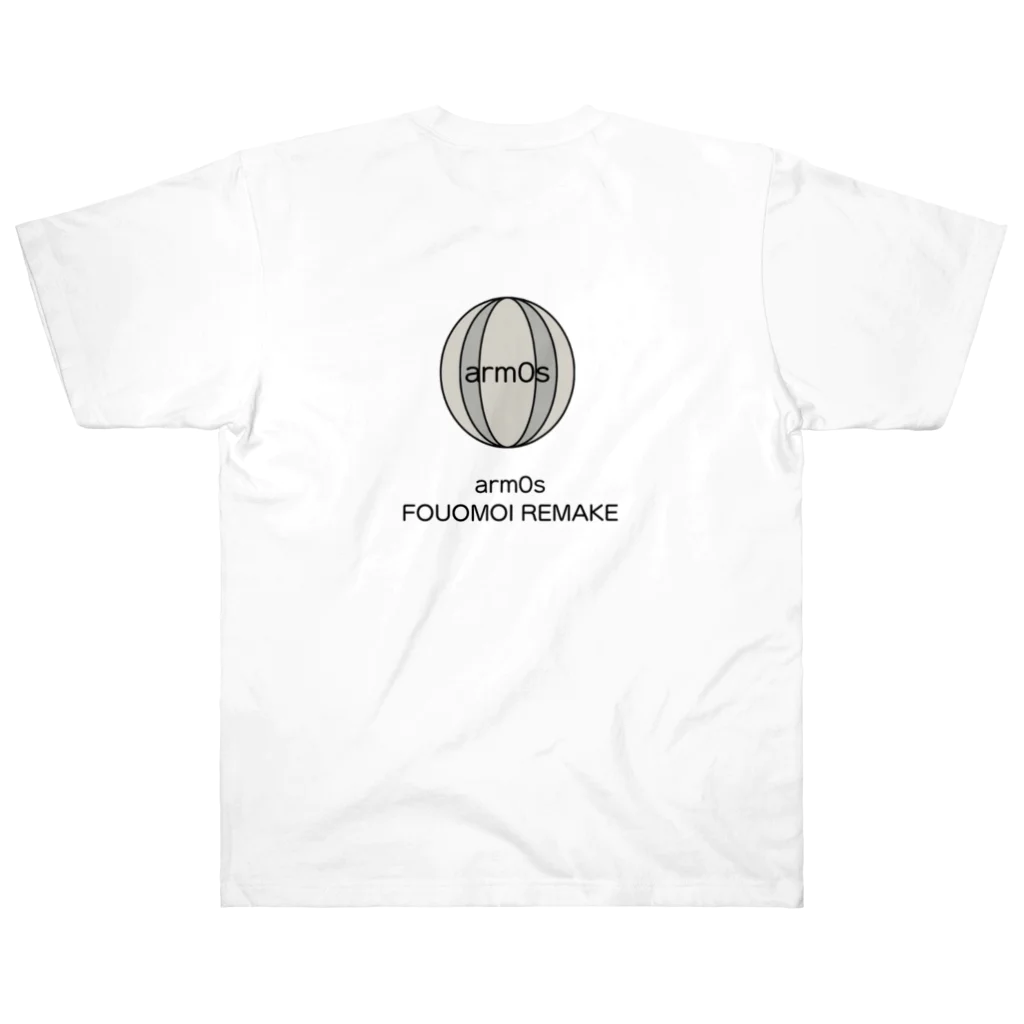 fouomoi-remakeのバルーンバックロゴT ヘビーウェイトTシャツ