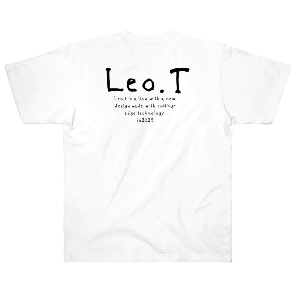 Leo.T Shopのライオンアート　Leo.T ヘビーウェイトTシャツ