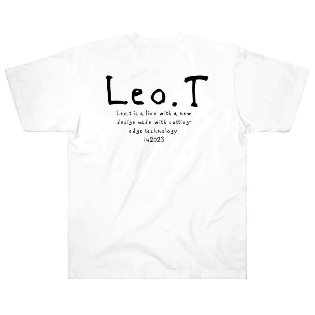 Leo.T Shopのライオンアート　Leo.T ヘビーウェイトTシャツ