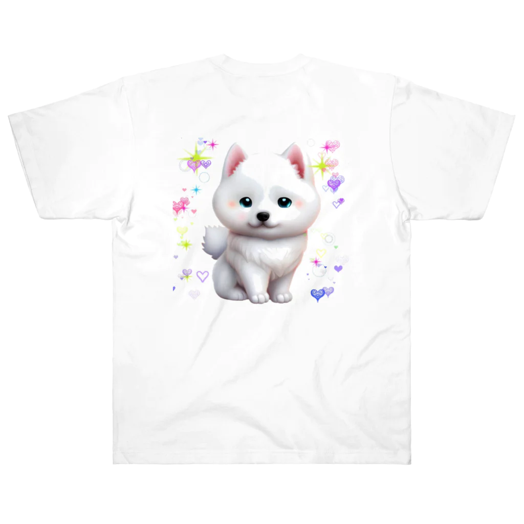 soramame1119の紀州犬のネネちゃん ヘビーウェイトTシャツ