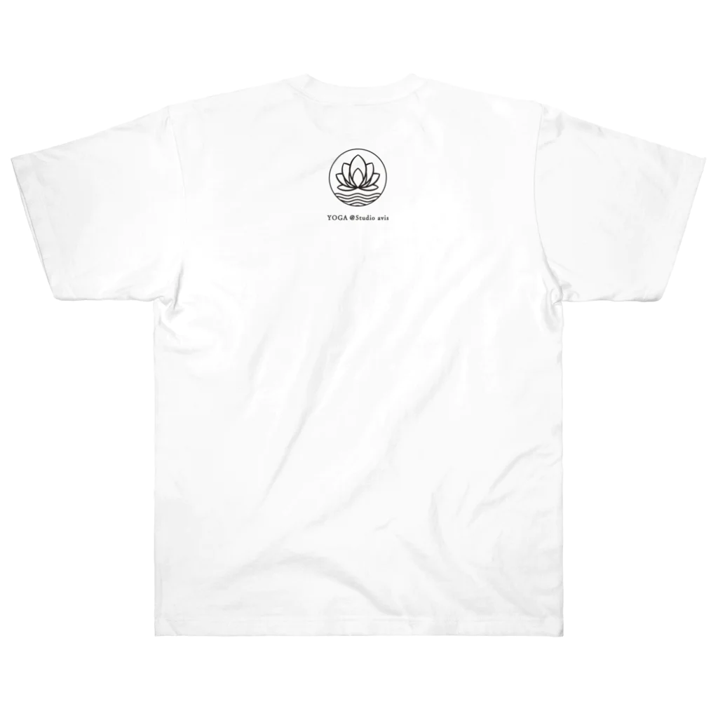 Studio avisのYoga for Everyone（ブラック） Heavyweight T-Shirt