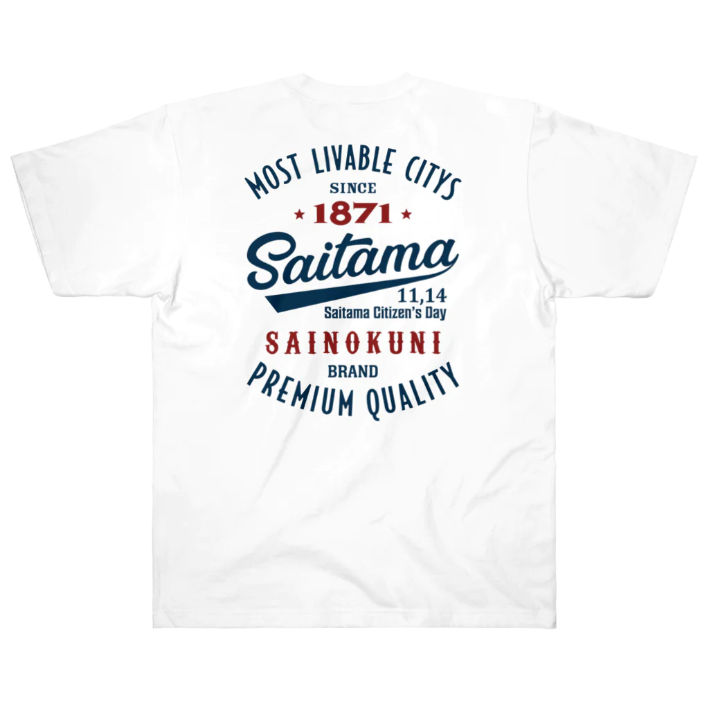 kg_shopの[★バック] Saitama -Vintage- (淡色Tシャツ専用) ヘビーウェイトTシャツ