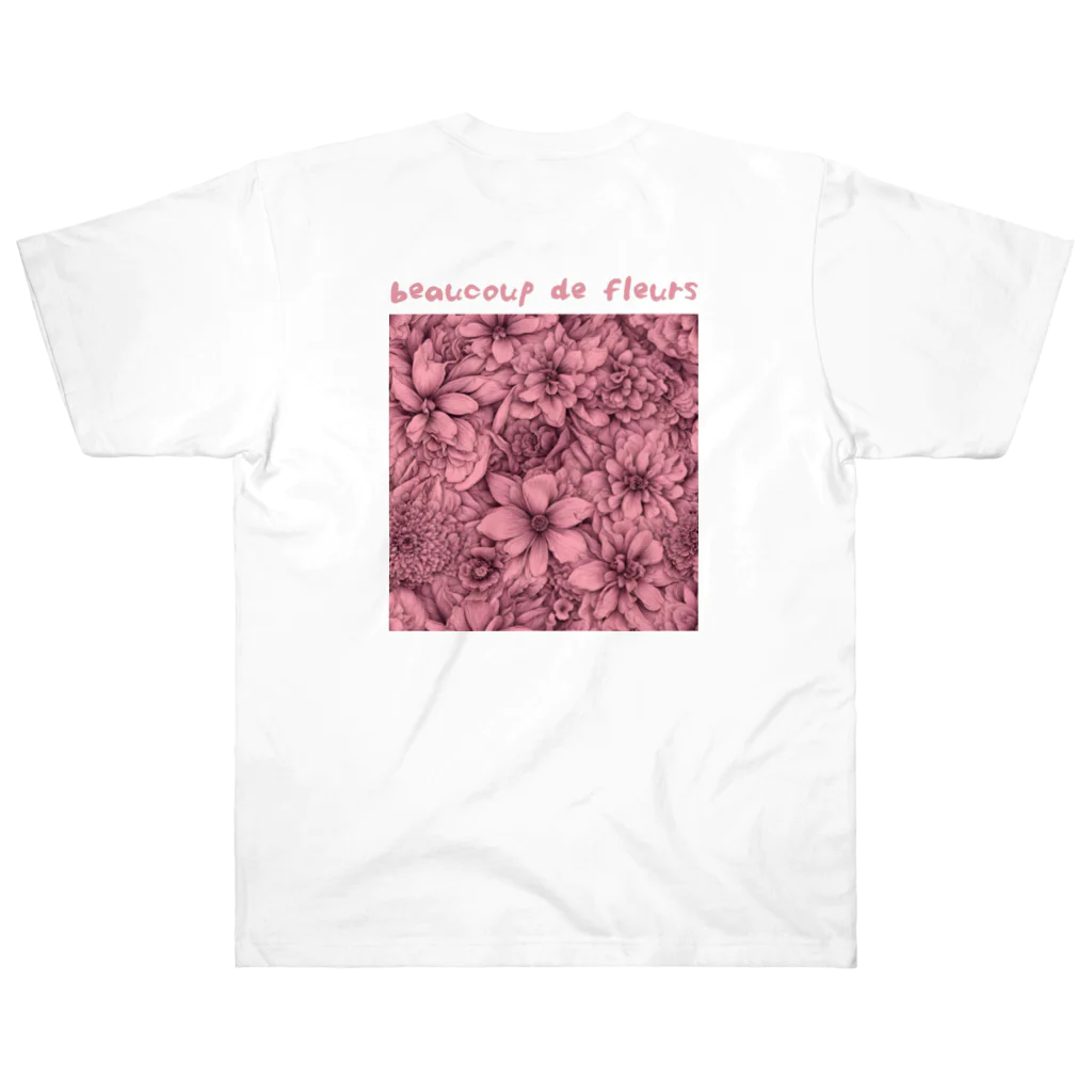 kazu_gのサクラ色の花園 Heavyweight T-Shirt