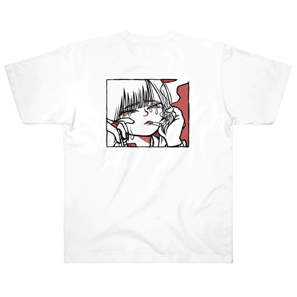 まんぐ〜すの泣いてないよ、しみただけ Heavyweight T-Shirt