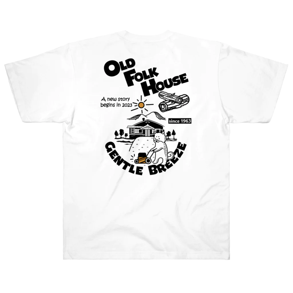 しっぽ堂のOLD FOLK HOUSE ヘビーウェイトTシャツ