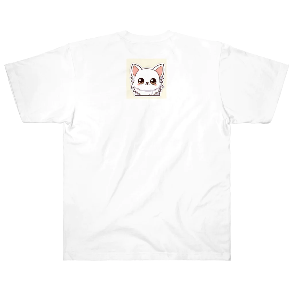 可愛いチワワグッズショップのホワイトチワワちゃん Heavyweight T-Shirt