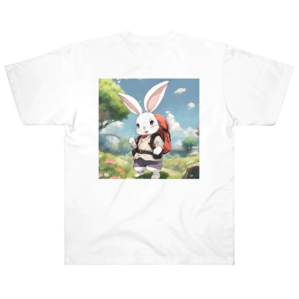 kawaiinekochanの可愛いウサギ Heavyweight T-Shirt