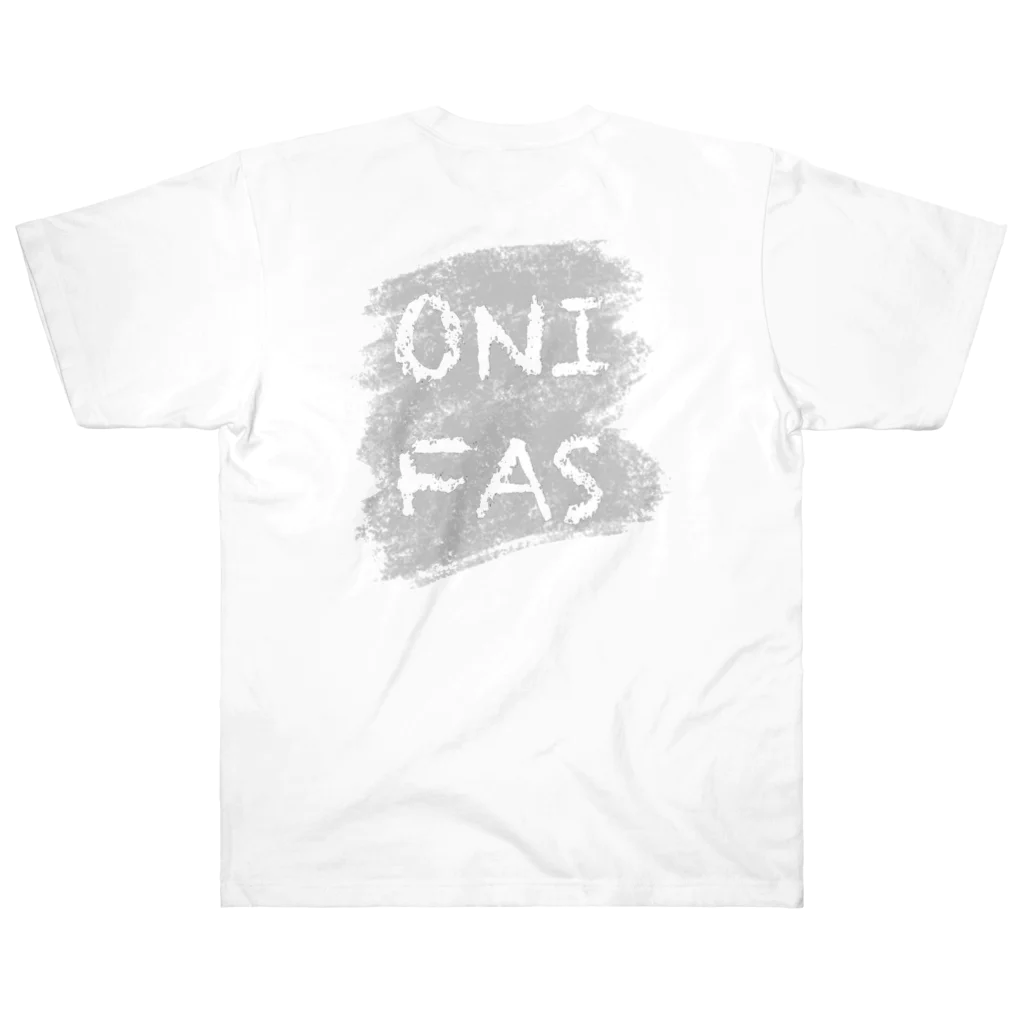 onifasの骨鬼 ヘビーウェイトTシャツ