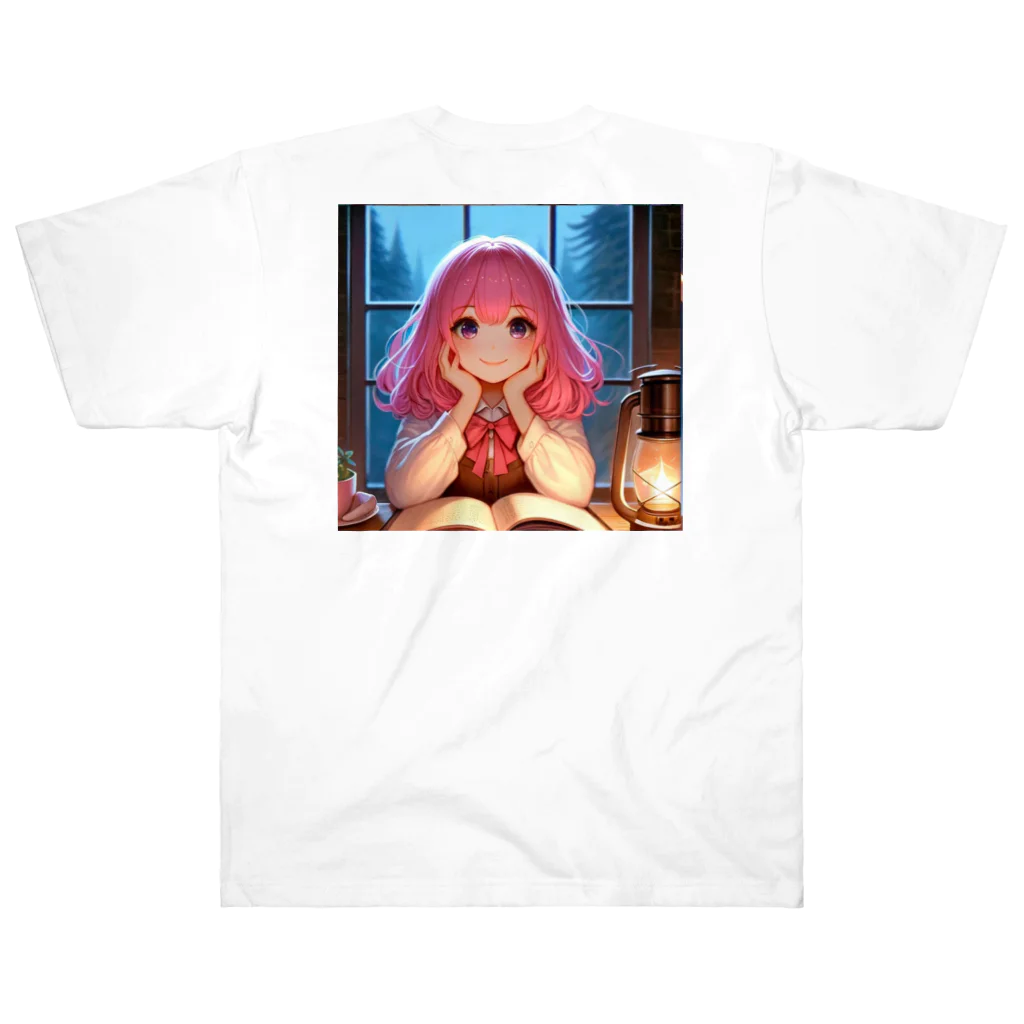 Maverick-JPのCute girl Momoko-chan Heavyweight T-Shirt