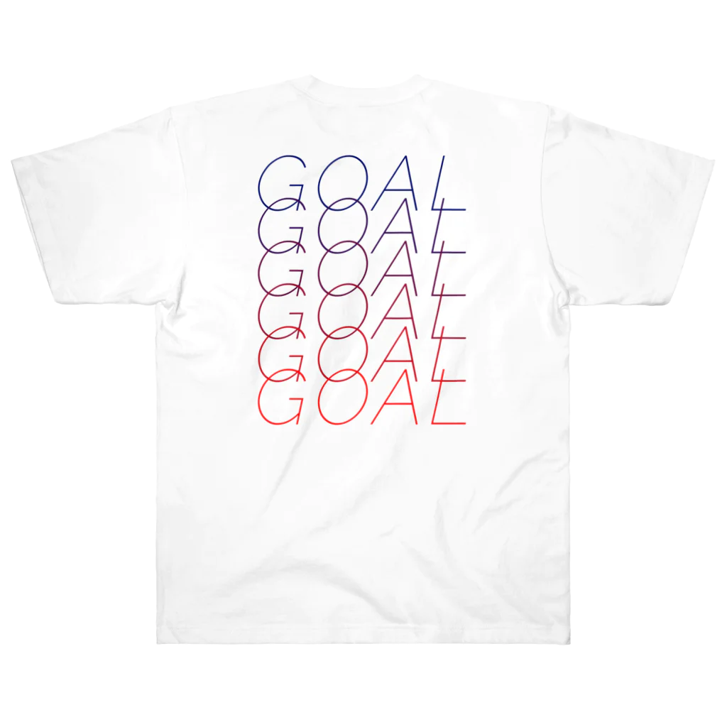 ピーチャン's SHOPのGOALGOALGOAL ヘビーウェイトTシャツ