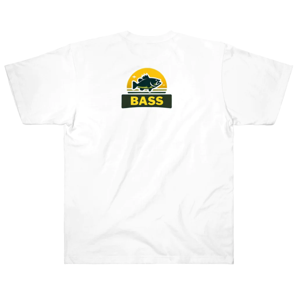 bassblocksのレトロバスロゴ ヘビーウェイトTシャツ