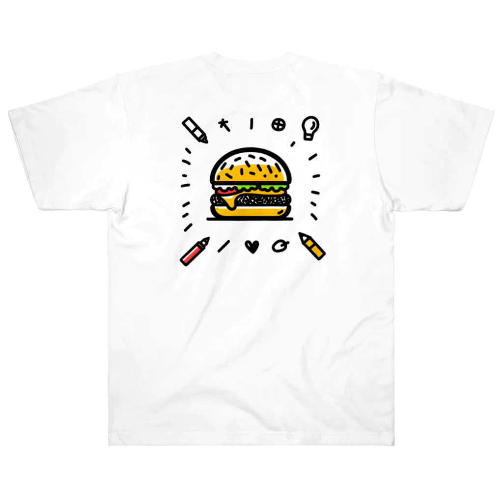 Nのハンバーガーくん Heavyweight T-Shirt