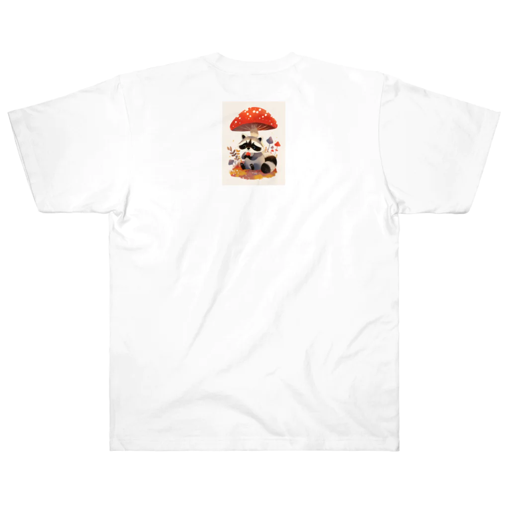 AQUAMETAVERSEのアライグマのお食事　Hime  2530 Heavyweight T-Shirt