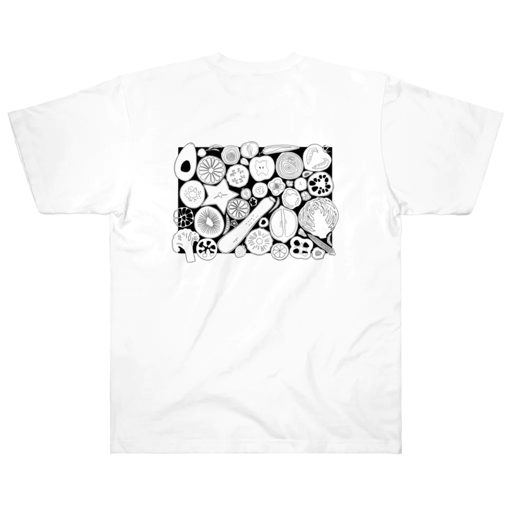 ohakoyaの野菜晩餐会 Heavyweight T-Shirt