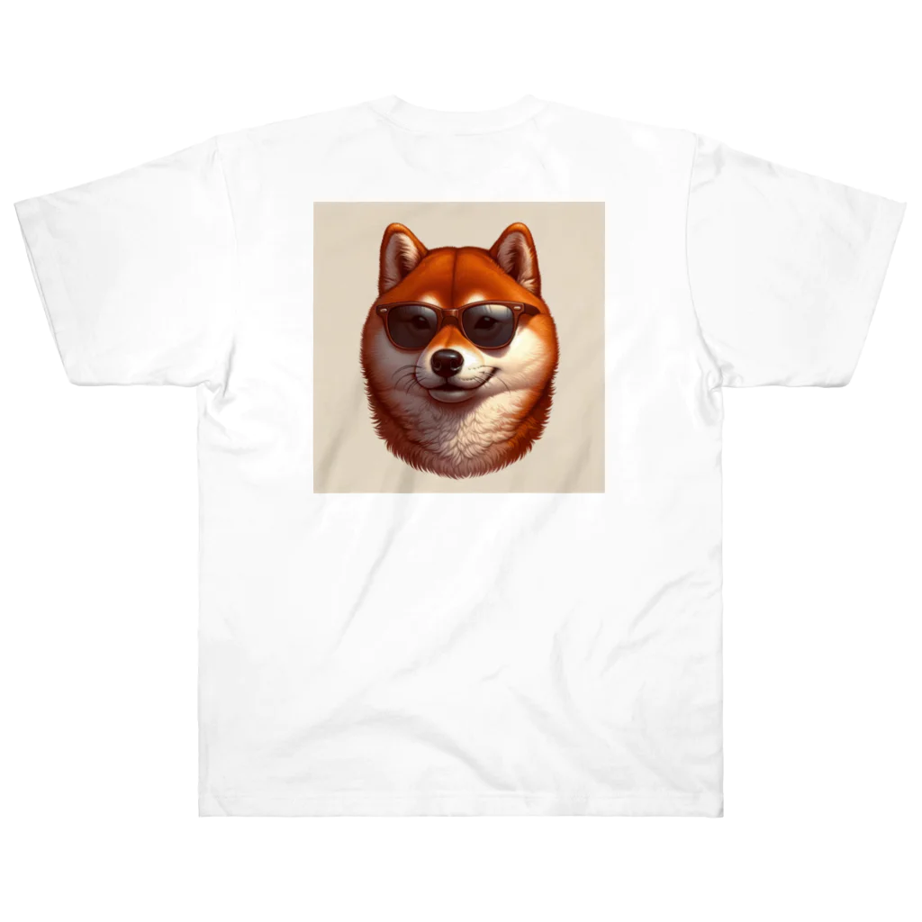 Creaturesの柴犬サン Heavyweight T-Shirt