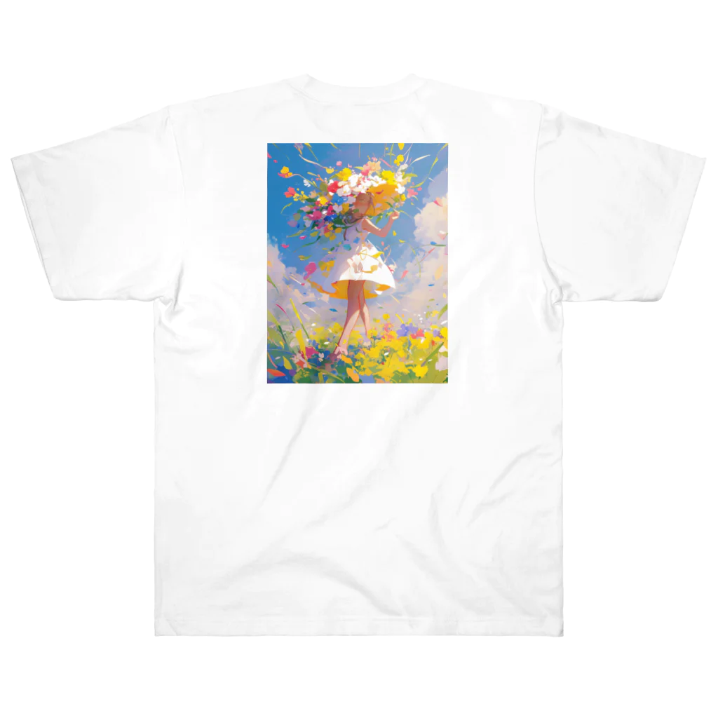 AQUAMETAVERSEの花のささやき　ラフルール　1859 Heavyweight T-Shirt