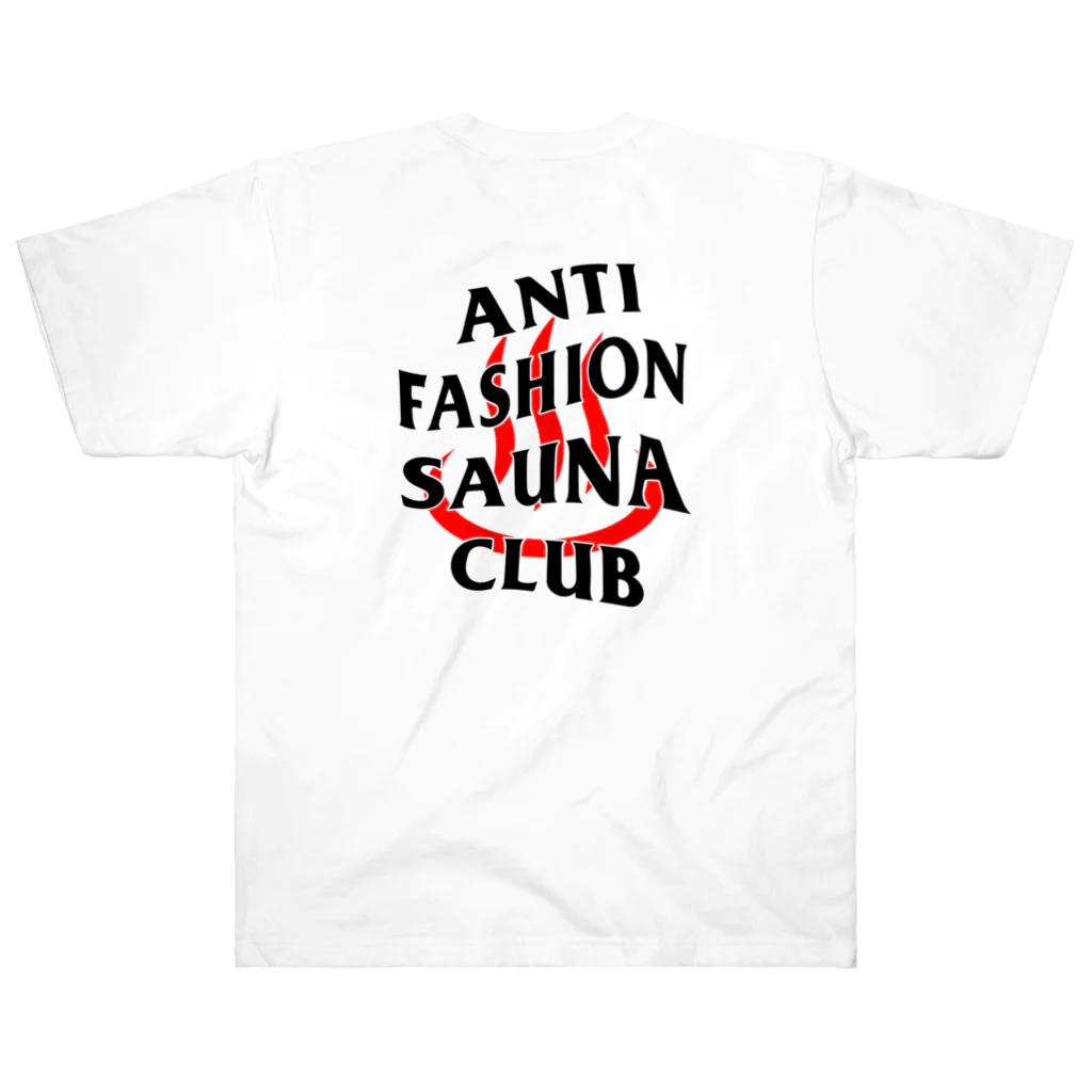 銭湯民族のAnti Fashion Sauna Club ヘビーウェイトTシャツ