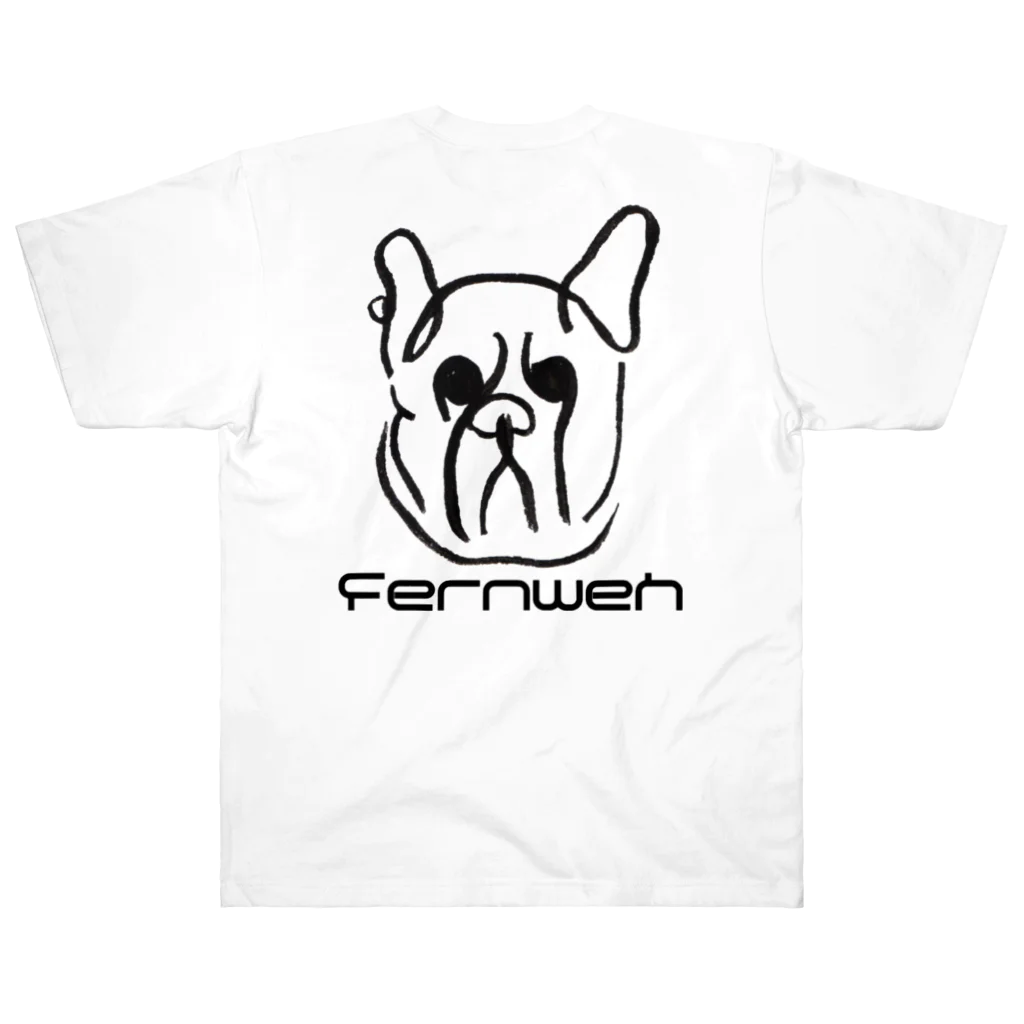 katze 22のFernwehムッチャン ヘビーウェイトTシャツ