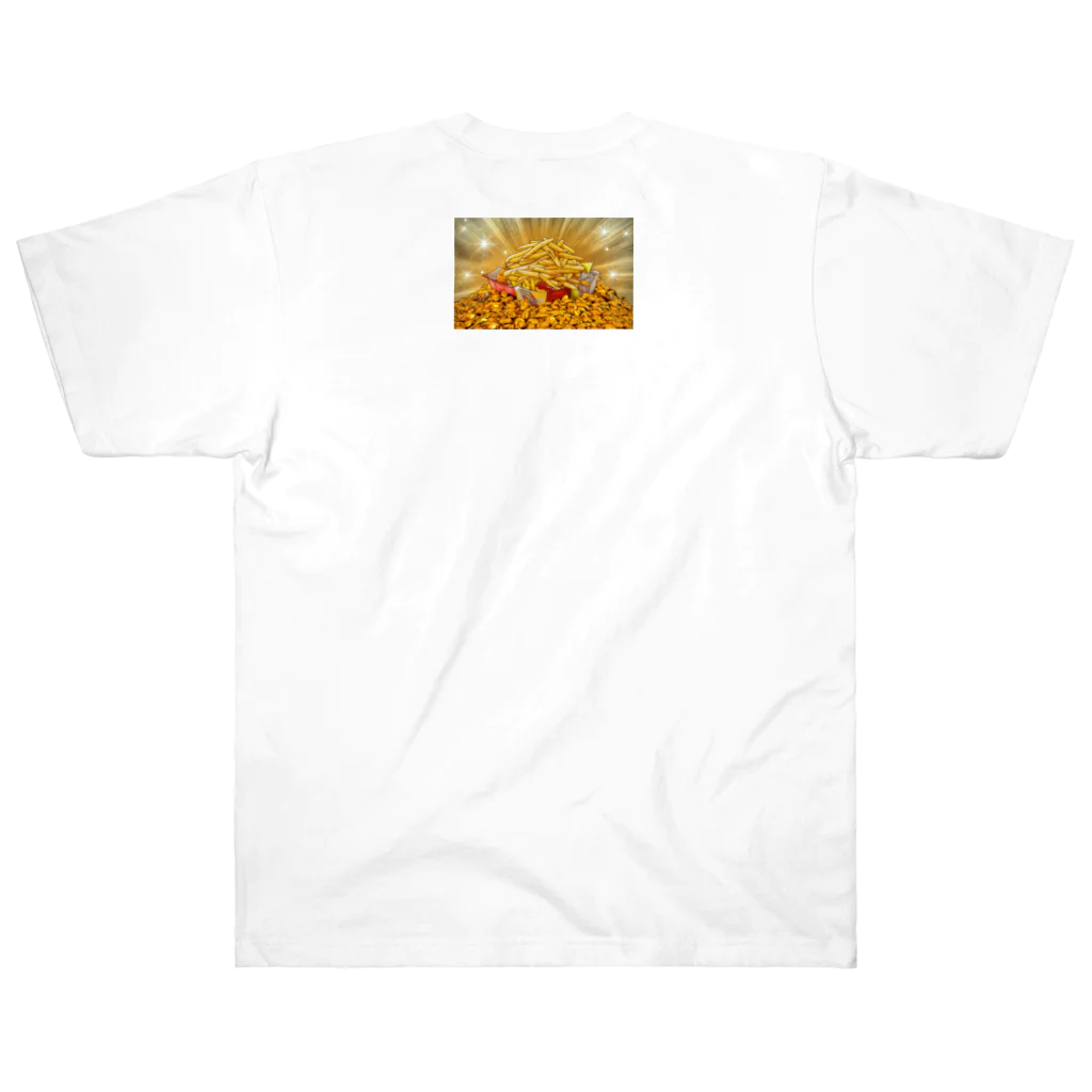 JoyfulMomentsCraftsの黄金とポテト ー Golden and Potato ー Heavyweight T-Shirt