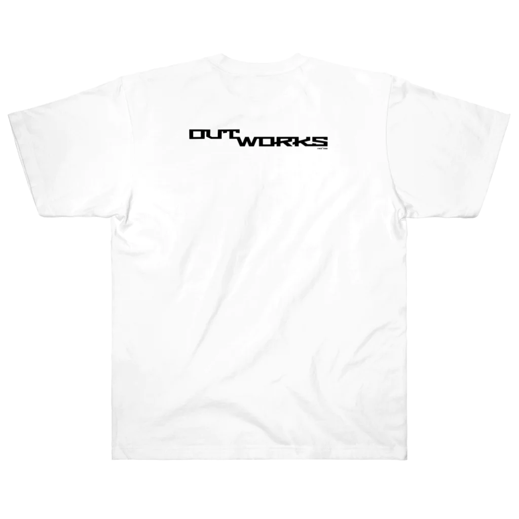 OUT_WORKSのOUT WORKS original logo vol.4 ヘビーウェイトTシャツ