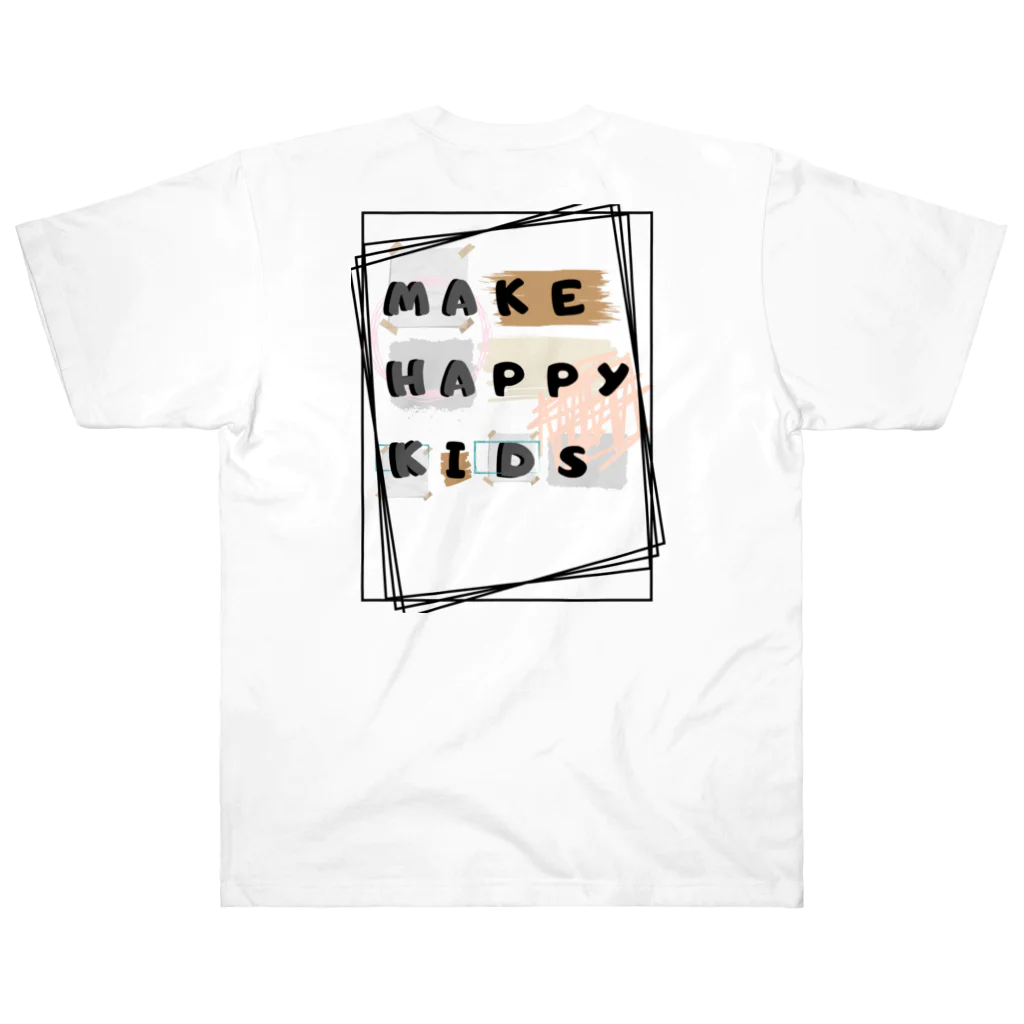 MAHAKD2064のMAKE HAPPY KIDS ヘビーウェイトTシャツ