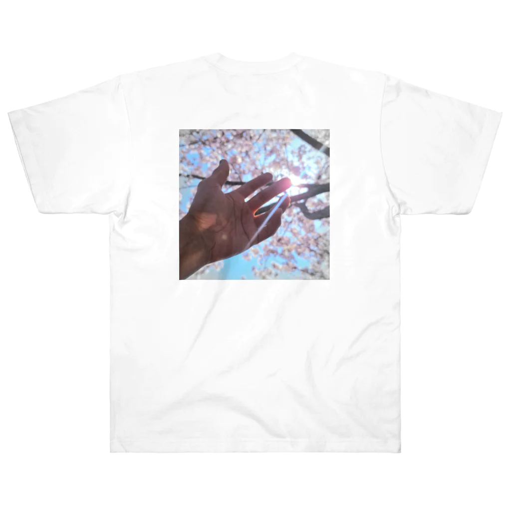give my arm.のSAKURA Heavyweight T-Shirt