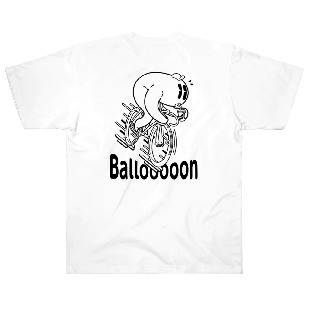 nidan-illustrationの"Ballooooon" #2 ヘビーウェイトTシャツ