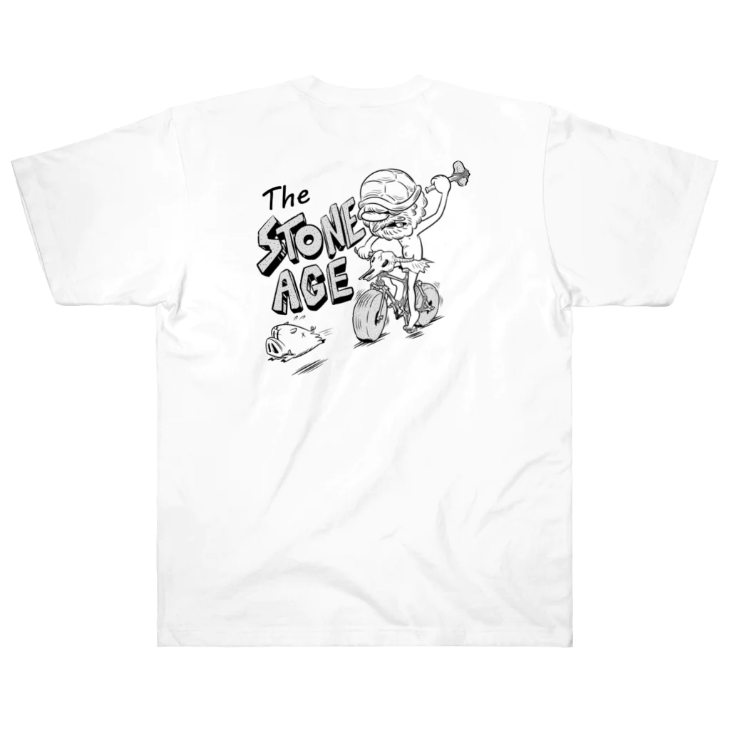 nidan-illustrationの"The STONE AGE" #2 ヘビーウェイトTシャツ