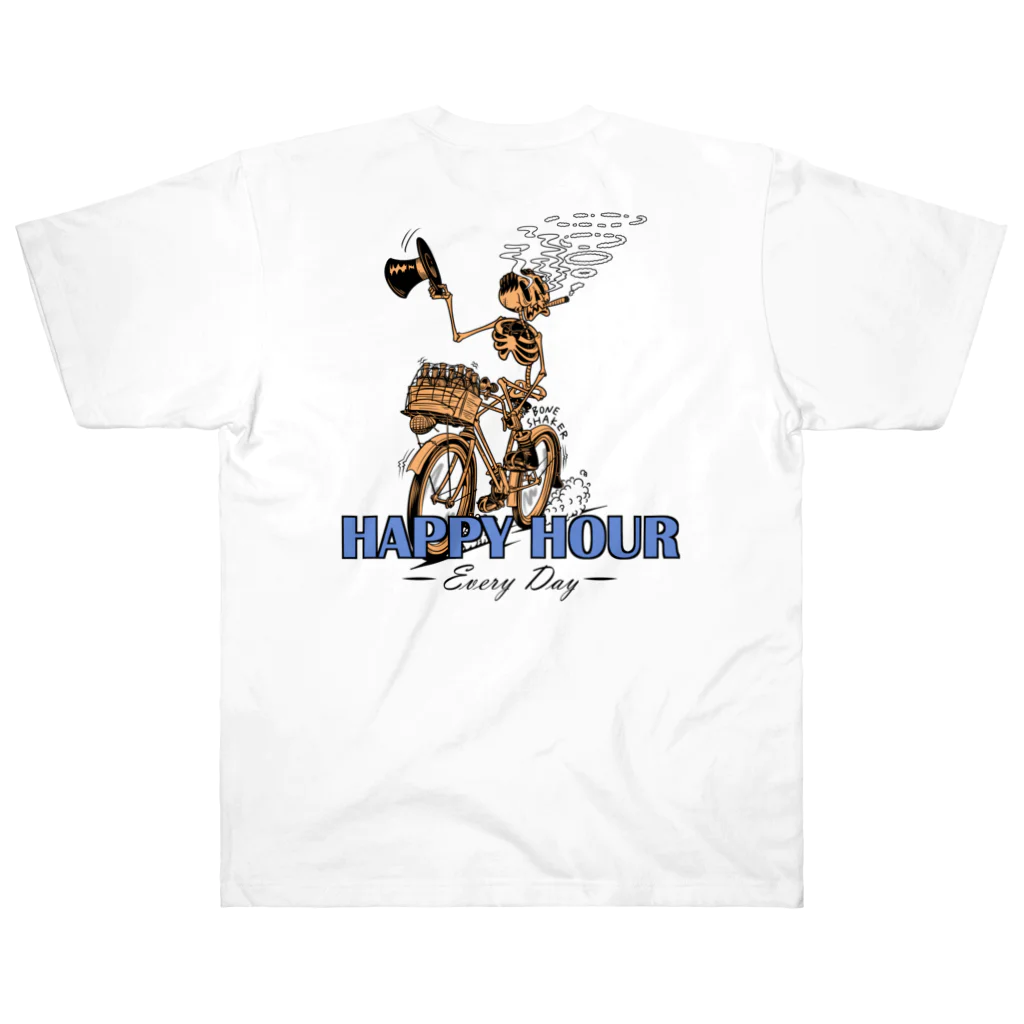 nidan-illustrationの"HAPPY HOUR"(clr) #2 ヘビーウェイトTシャツ