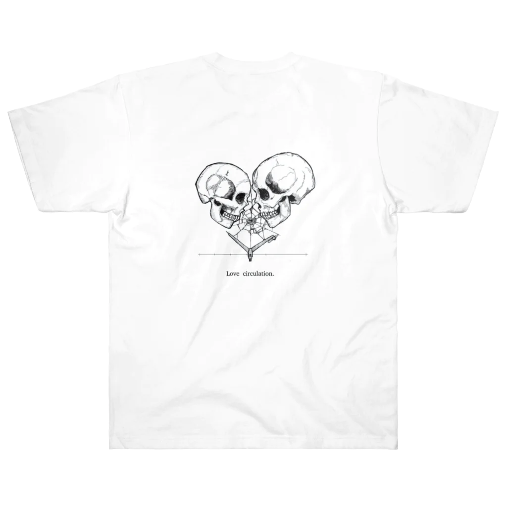 aedi.create_officialのlove circulation ヘビーウェイトTシャツ