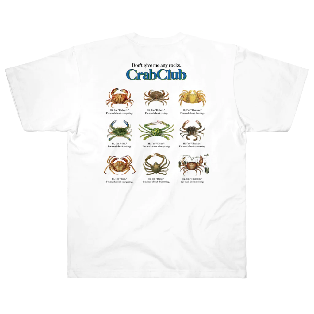 Parallel Imaginary Gift ShopのCrab Club ヘビーウェイトTシャツ