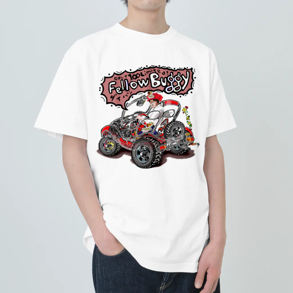  XXレーション・ショップのFellowBuggy・「やくざ刑事・麻薬密売組織」 Heavyweight T-Shirt