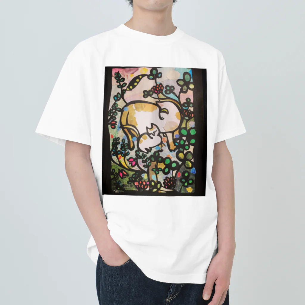 星めぐりマキのおひるね Heavyweight T-Shirt