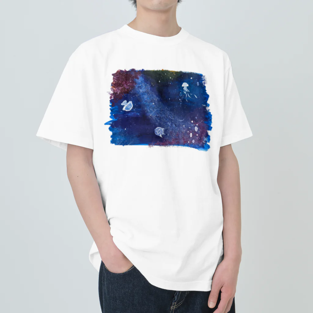 美夜乃闇の深海の宇宙 Heavyweight T-Shirt