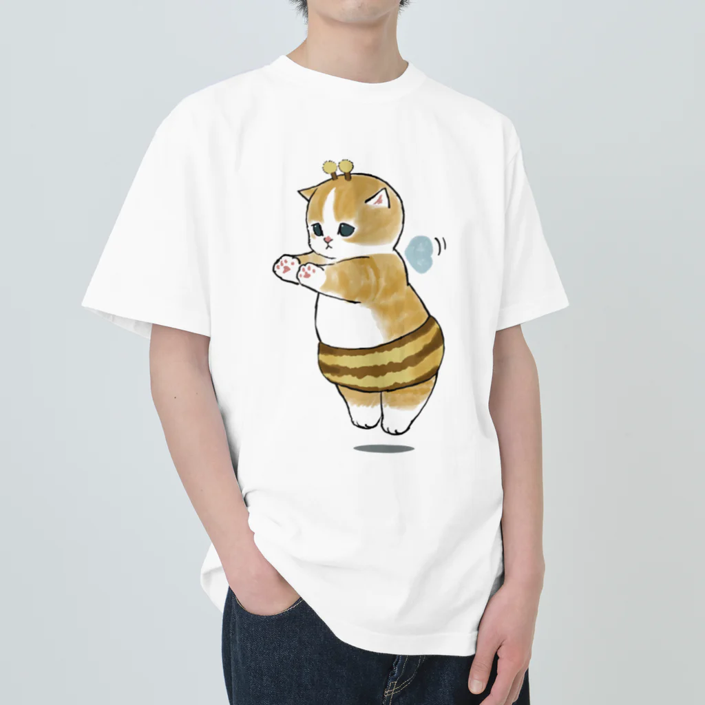 mofusandのはちにゃん ヘビーウェイトTシャツ