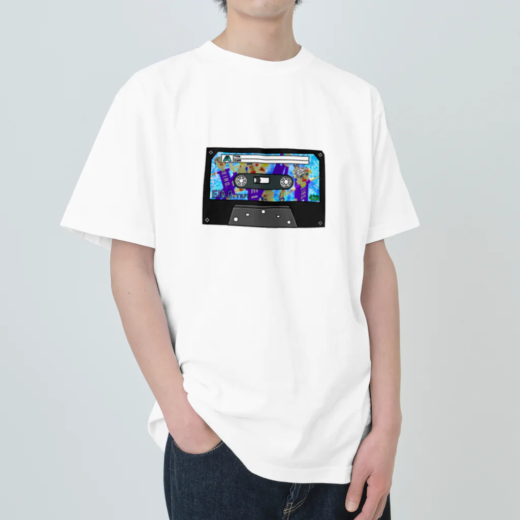 EIAO WORKSのEIAO.cassette tape Design ヘビーウェイトTシャツ