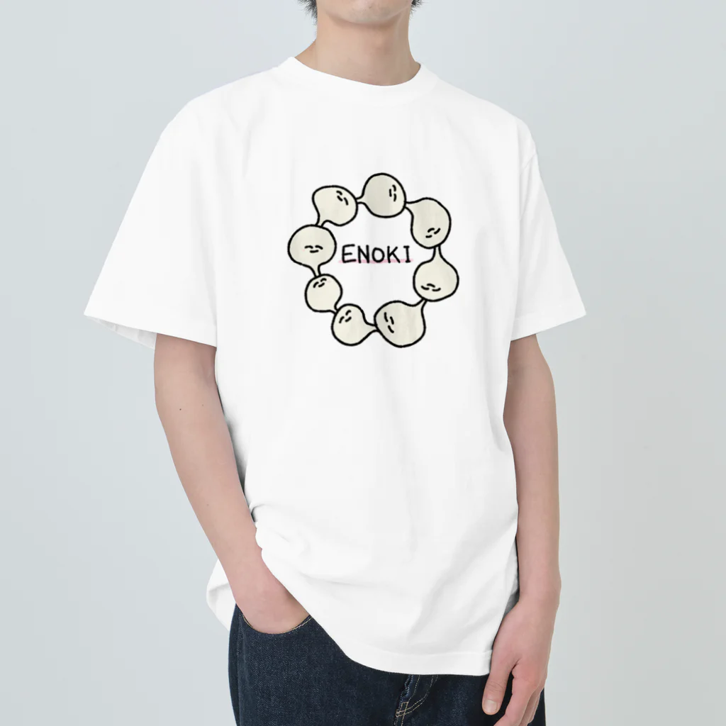 ENOKI_fairyの環状エノキ ヘビーウェイトTシャツ