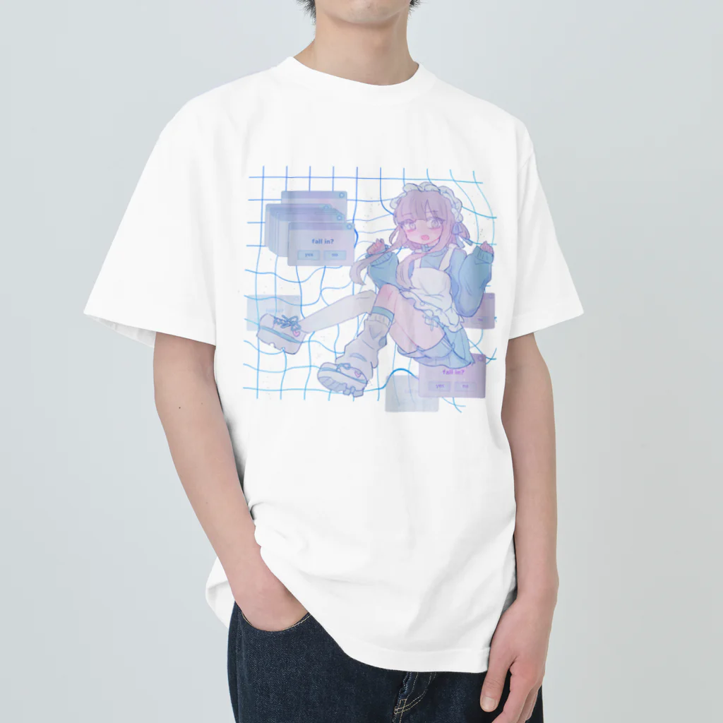 あくむ病院のfall in clear（ゆめかわいいトリップ） Heavyweight T-Shirt