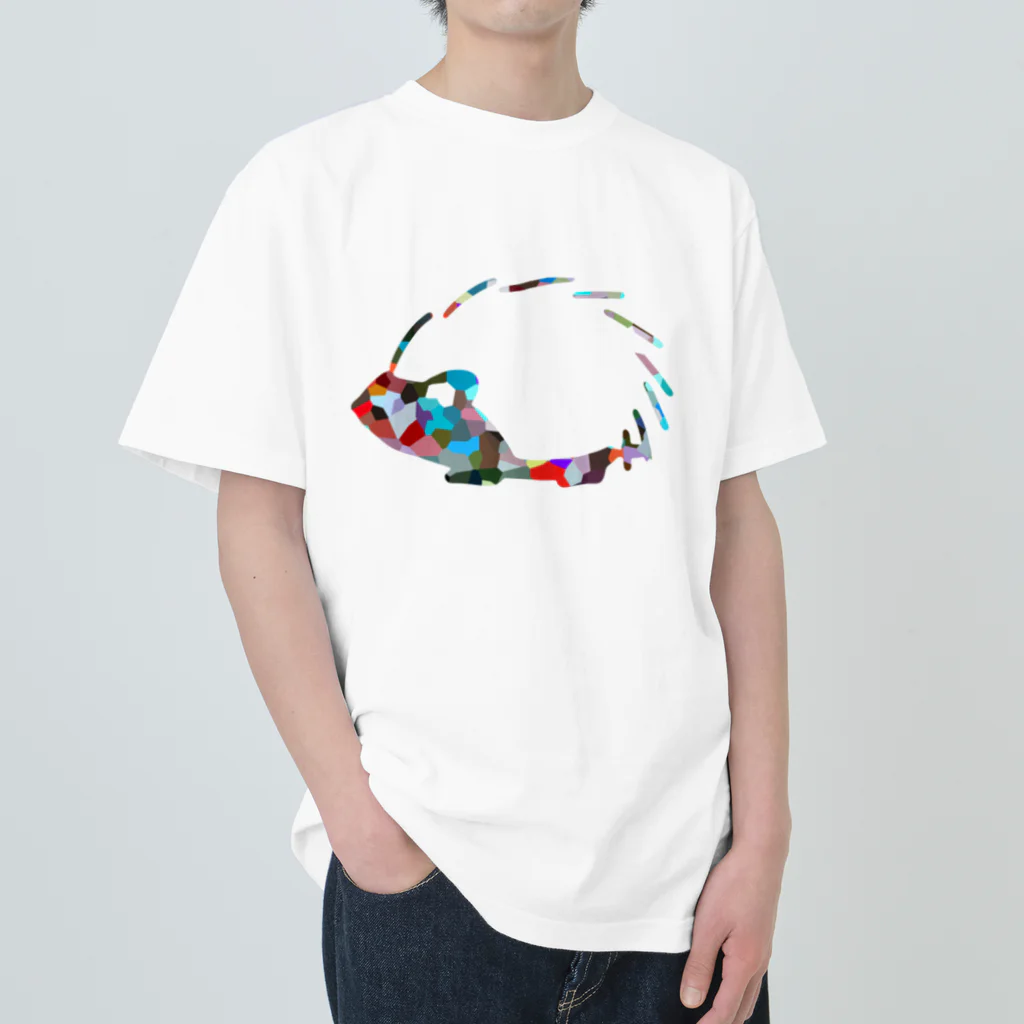 shi-chi Labo graph(詩一）のイロネズミ Heavyweight T-Shirt